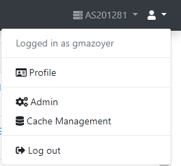 User Menu